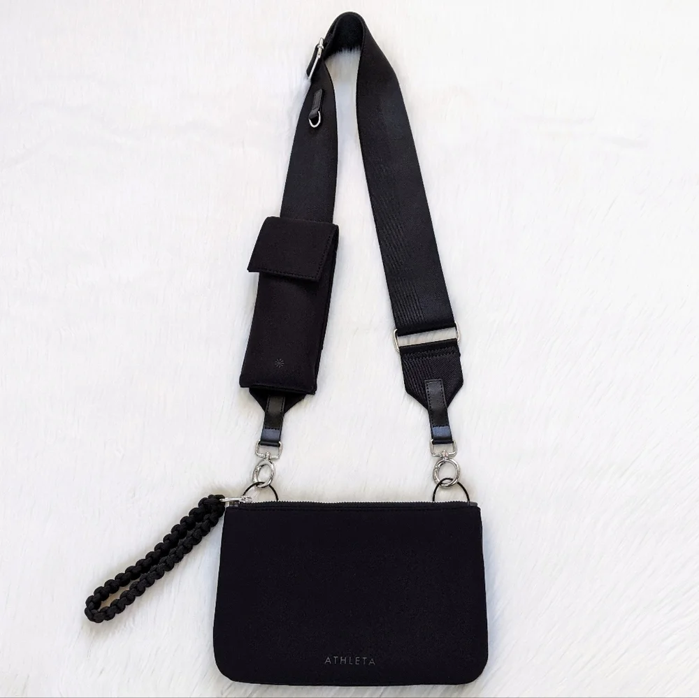 Athleta Revive Modular Black Crossbody Bag Like New - Picture 12 of 14